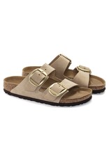 BIRKENSTOCK ARIZONA BIG BUCKLE NUBUCK LEATHER-SANDCASTLE