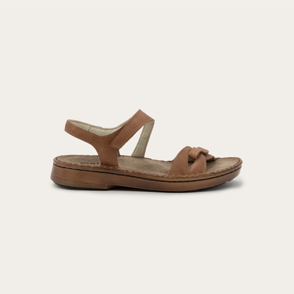 NAOT WOMEN'S EVORA LEATHER-LATTE BROWN