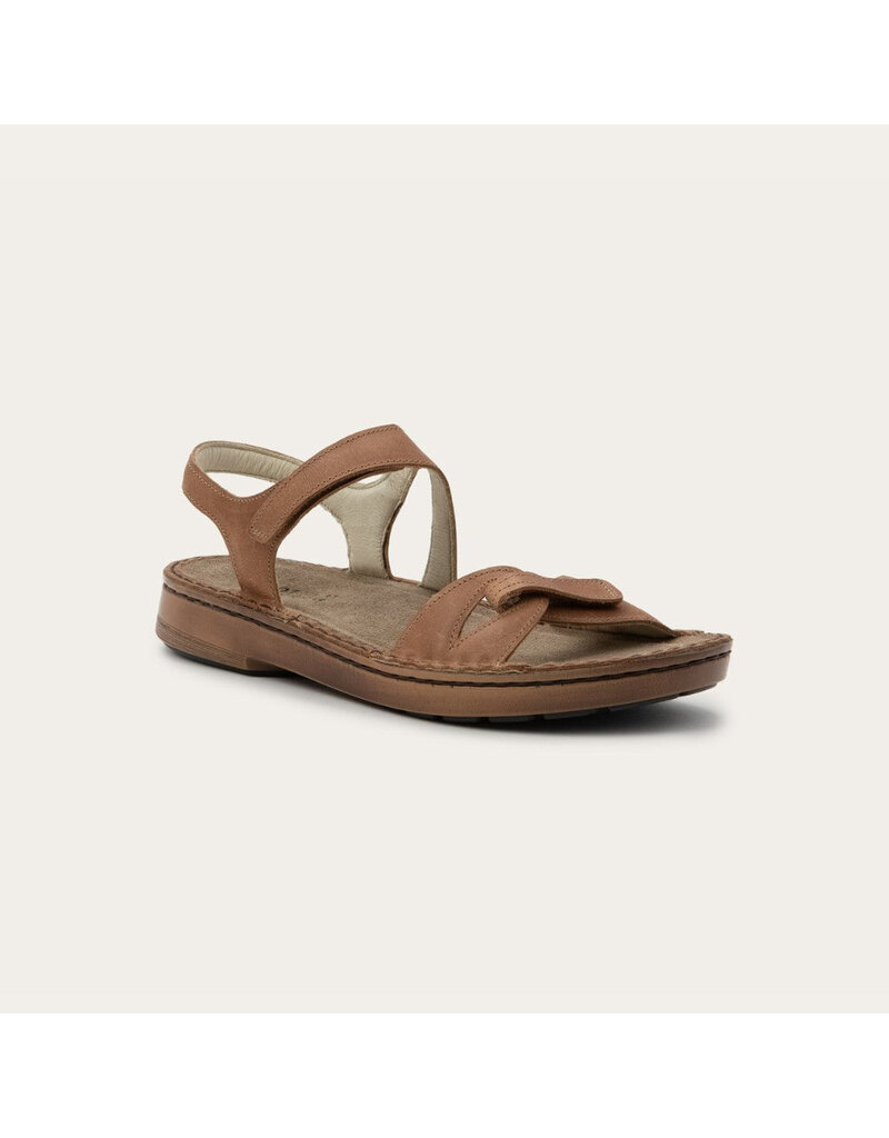 NAOT WOMEN'S EVORA LEATHER-LATTE BROWN