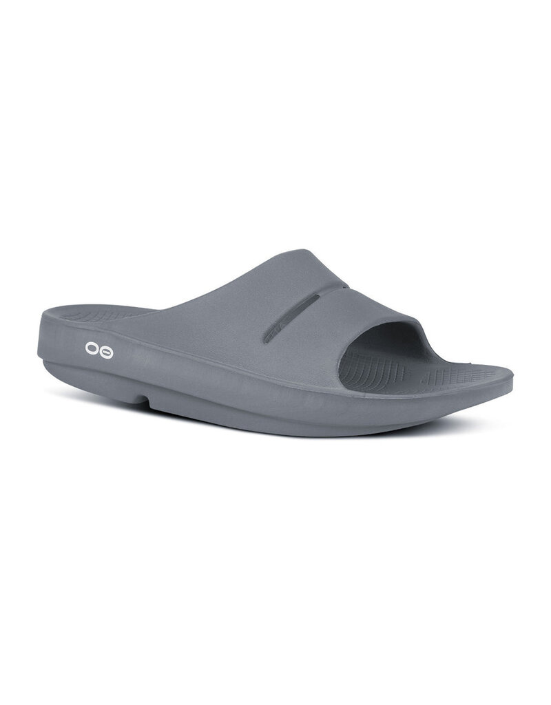 OOFOS OOAHH SLIDE-SLATE