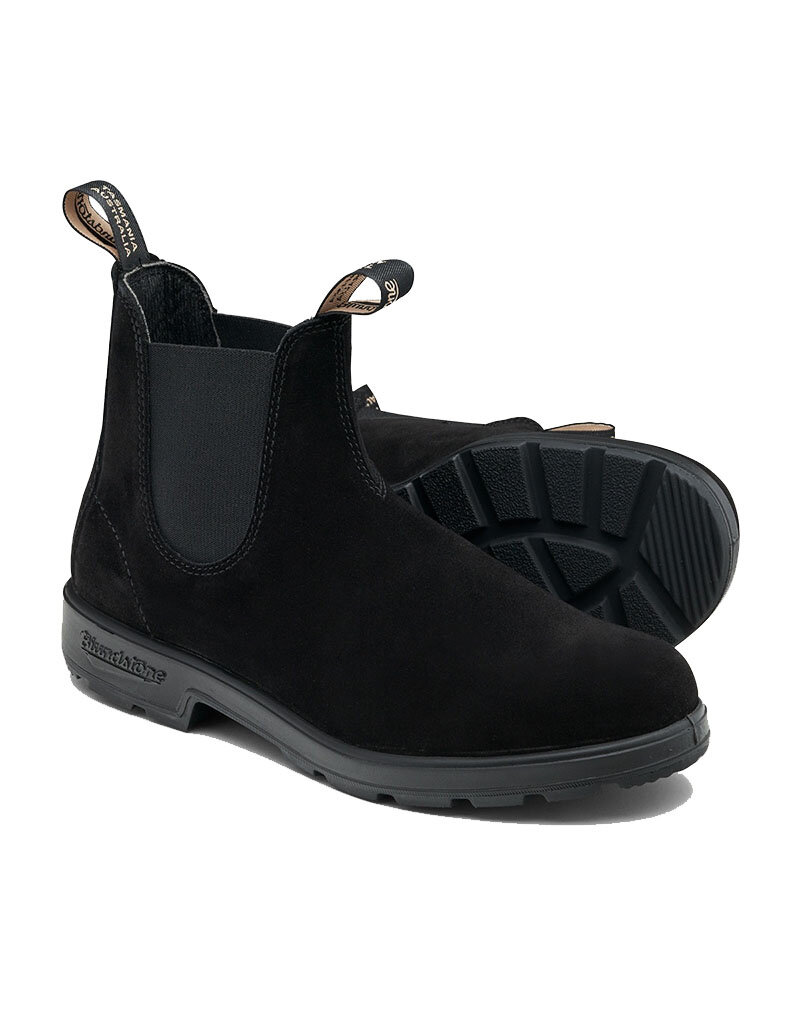 BLUNDSTONE ORIGINAL SUEDE BOOT-BLACK