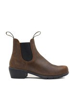 BLUNDSTONE WOMEN'S HEELED BOOT-ANTIQUE BROWN