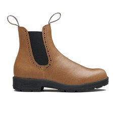 BLUNDSTONE WOMEN'S HIGH TOP BOOTS-CAMEL- BEND SHOE CO