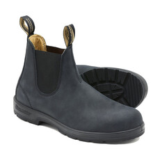 BLUNDSTONE CLASSIC CHELSEA BOOT #587-RUSTIC BLACK