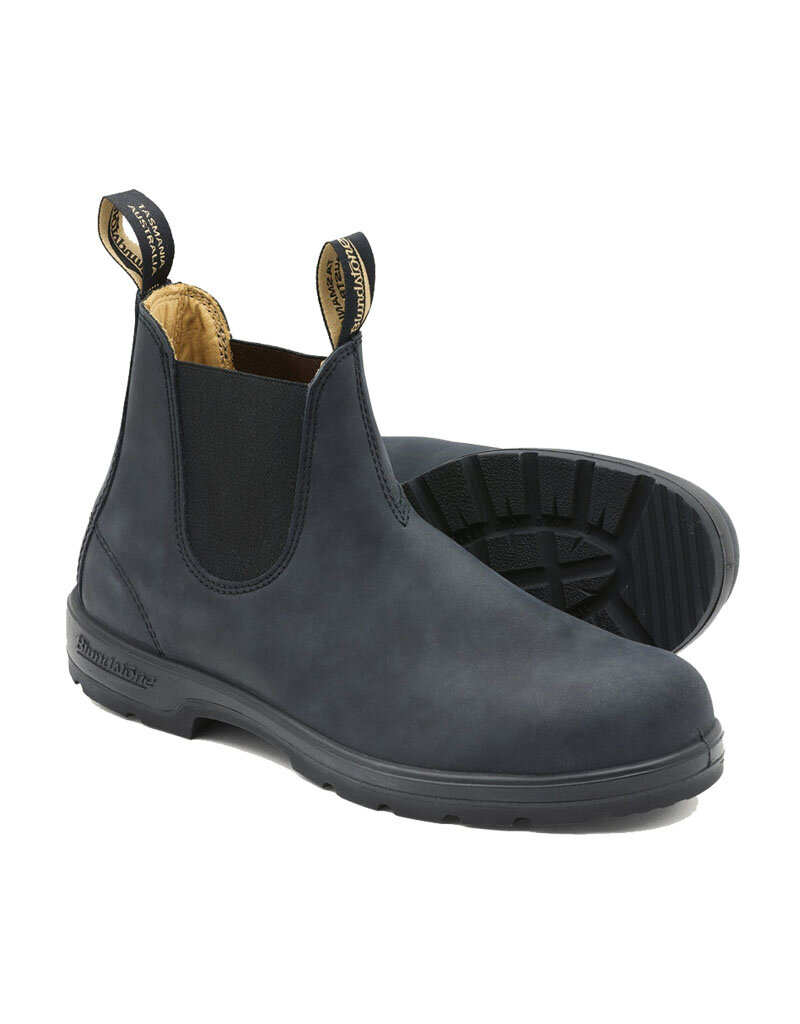 BLUNDSTONE CLASSIC CHELSEA BOOT #587-RUSTIC BLACK
