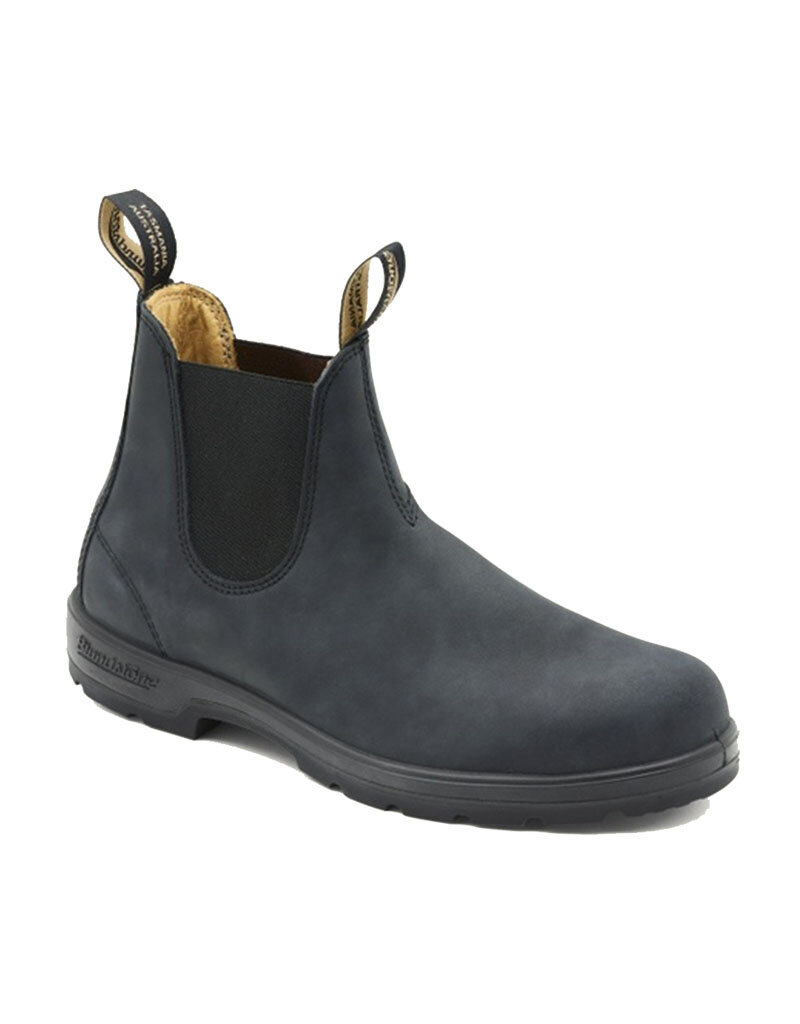 BLUNDSTONE CLASSIC CHELSEA BOOT #587-RUSTIC BLACK