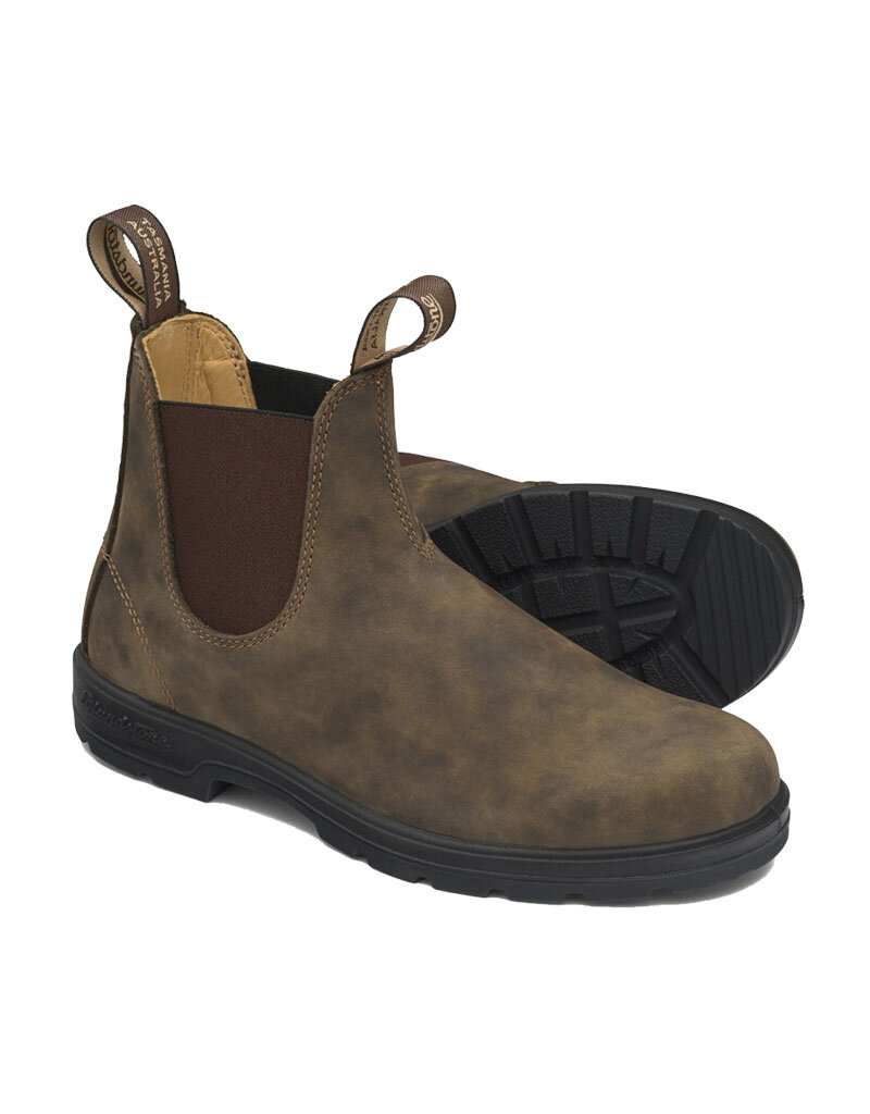 BLUNDSTONE CLASSIC CHELSEA BOOT #585-RUSTIC BROWN