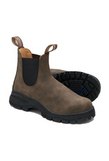 BLUNDSTONE LUG CHELSEA BOOT-RUSTIC BROWN