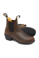 BLUNDSTONE WOMEN'S HEELED BOOT-ANTIQUE BROWN