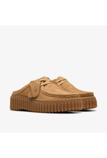 CLARKS WOMEN'S TORHILL MULE NUBUCK-LIGHT TAN