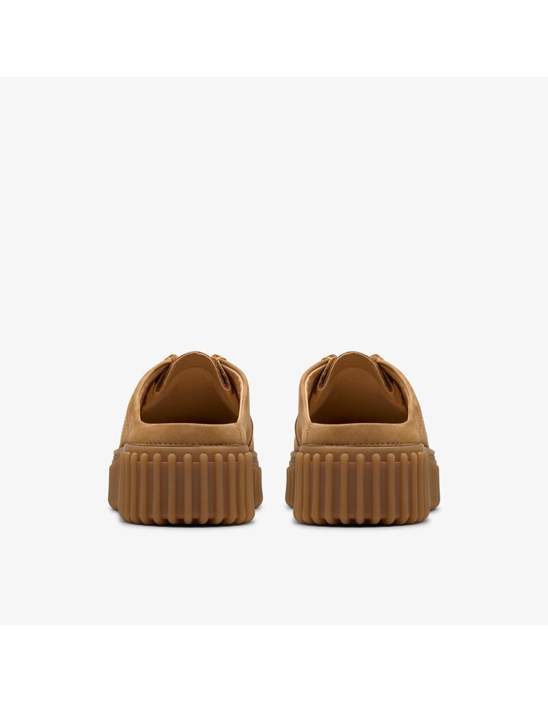 CLARKS WOMEN'S TORHILL MULE NUBUCK-LIGHT TAN
