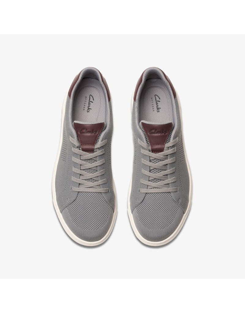 CLARKS MEN'S MAPSTONE LACE-GREY KNIT