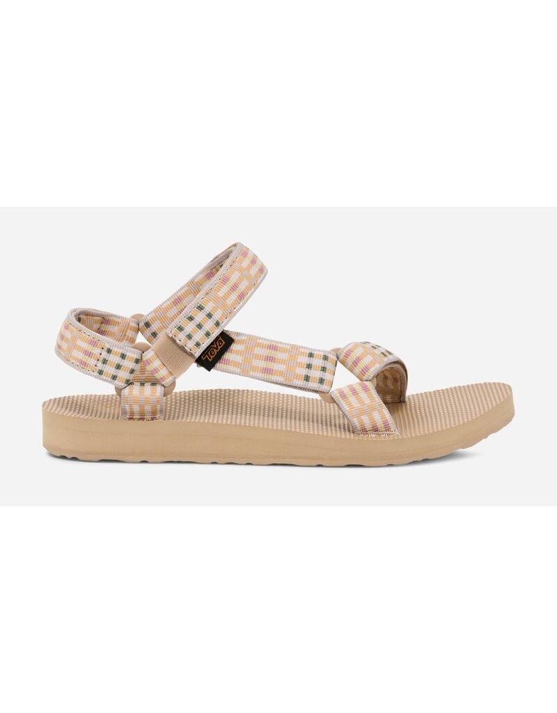 TEVA WOMEN'S ORIGINAL UNIVERSAL-MODERN CHECK TAUPE