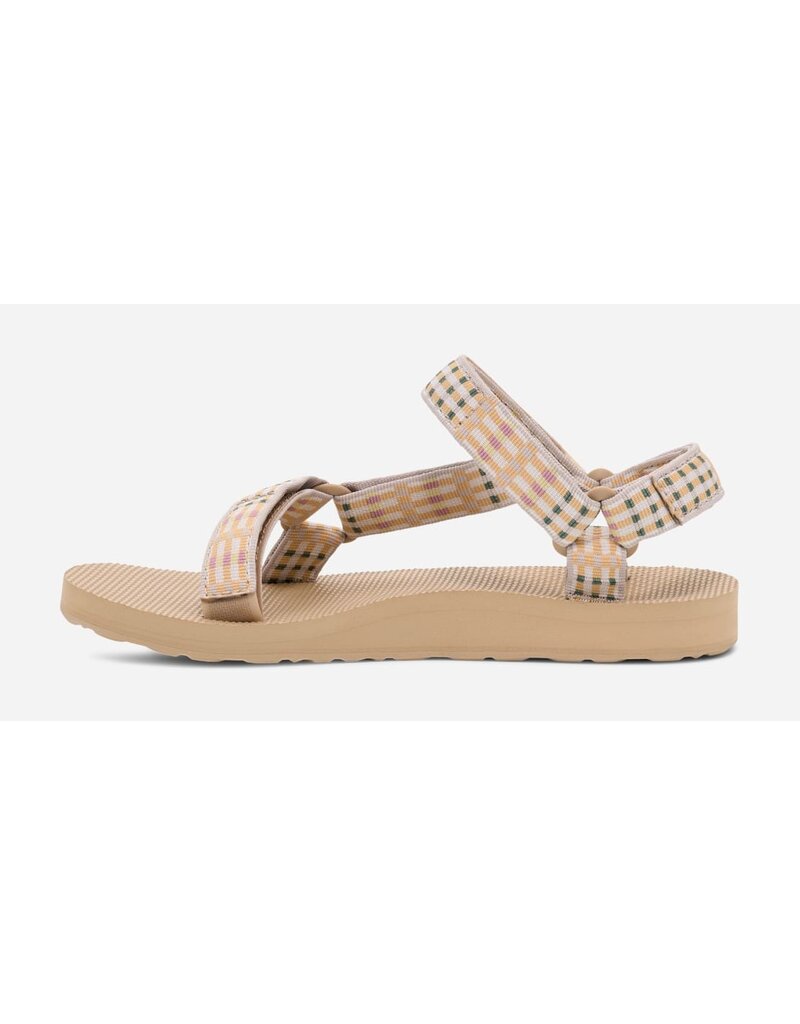 TEVA WOMEN'S ORIGINAL UNIVERSAL-MODERN CHECK TAUPE