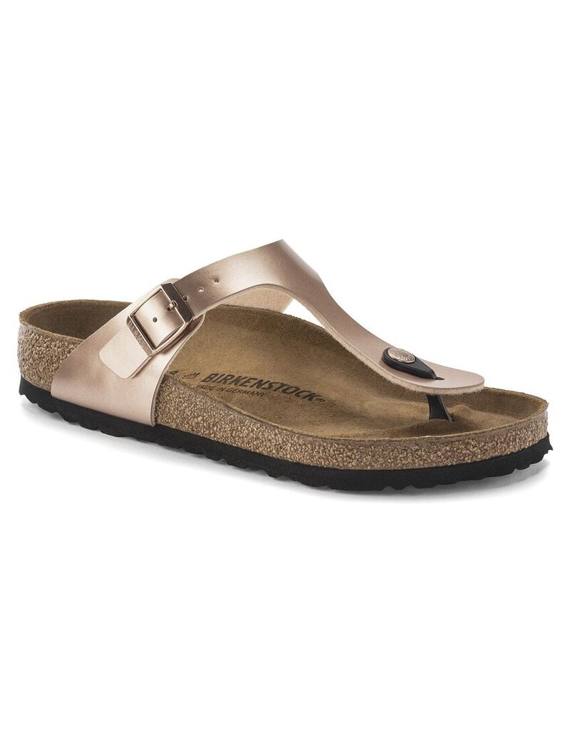 BIRKENSTOCK GIZEH BIRKO-FLOR-METALLIC COPPER