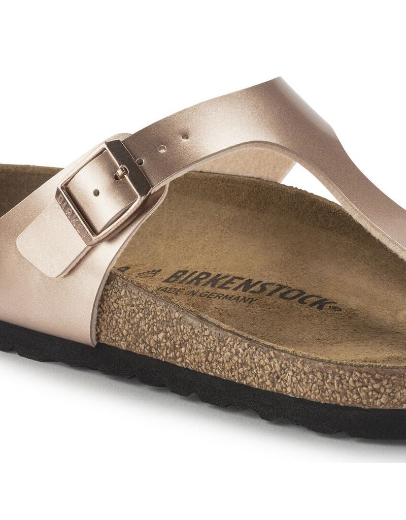 BIRKENSTOCK GIZEH BIRKO-FLOR-METALLIC COPPER