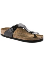 BIRKENSTOCK GIZEH PATENT BIRKO-FLOR-BLACK