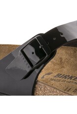 BIRKENSTOCK GIZEH PATENT BIRKO-FLOR-BLACK