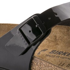 BIRKENSTOCK GIZEH PATENT BIRKO-FLOR-BLACK