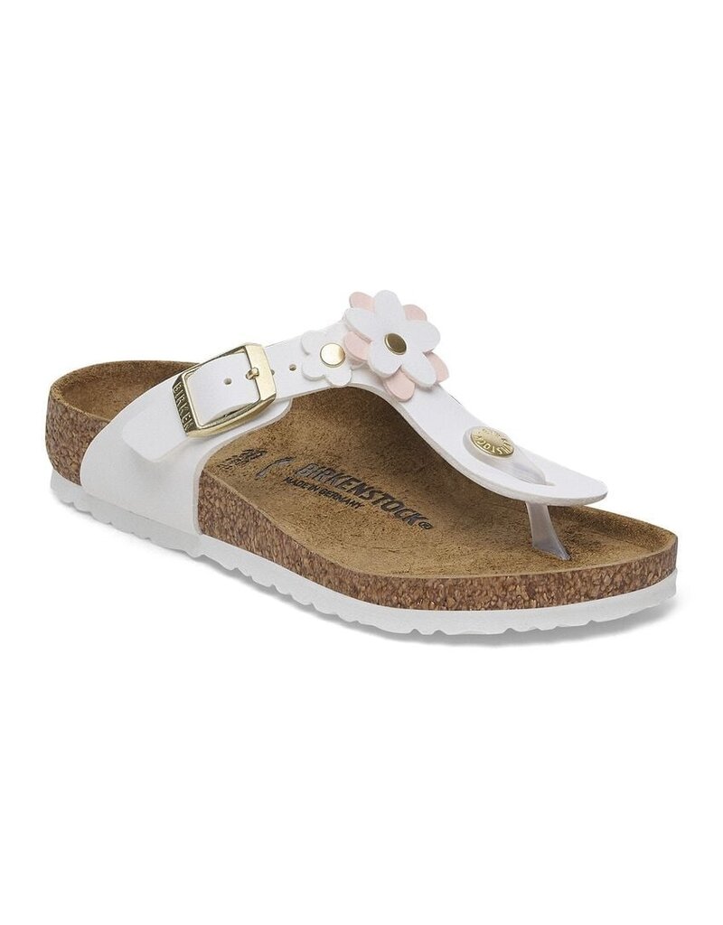 BIRKENSTOCK GIZEH KIDS FLOWERS BIRKO-FLOR-WHITE