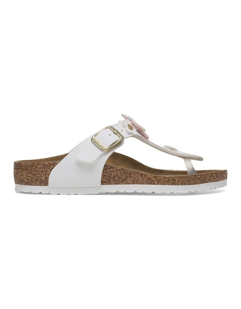 BIRKENSTOCK GIZEH KIDS FLOWERS BIRKO-FLOR-WHITE
