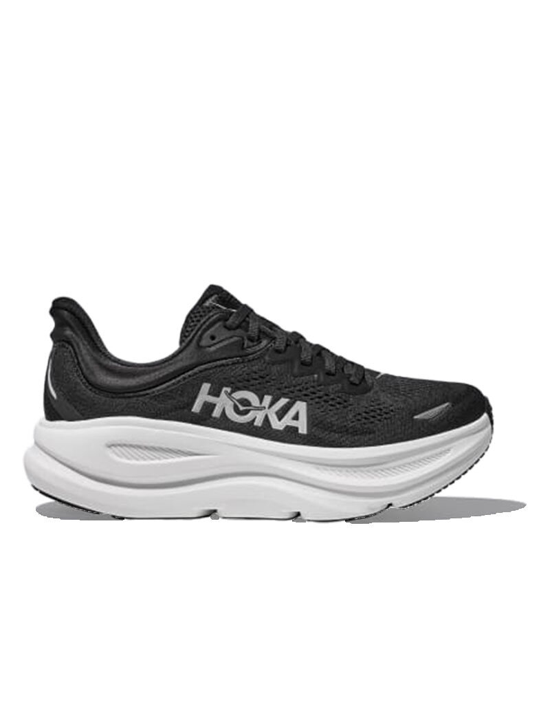 HOKA ONE ONE WOMEN'S BONDI 9-BLACK/WHITE