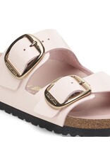 BIRKENSTOCK ARIZONA BIG BUCKLE HIGH SHINE LEATHER-LIGHT ROSE
