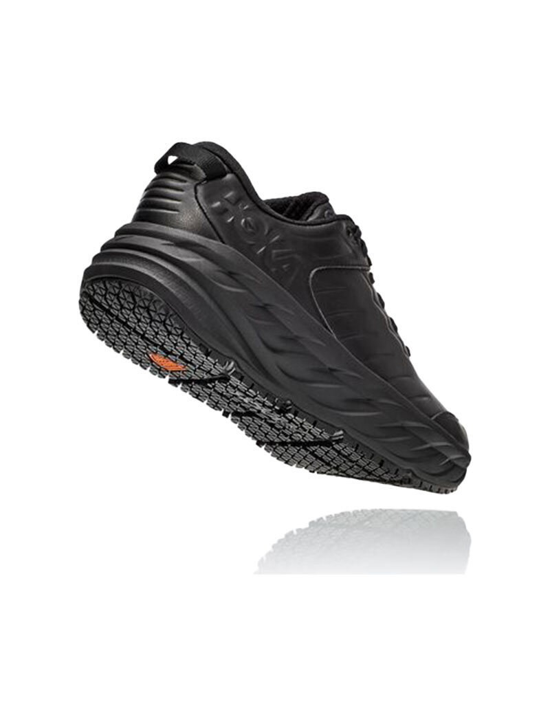HOKA ONE ONE MEN'S BONDI SLIP-RESISTANT-BLACK / BLACK