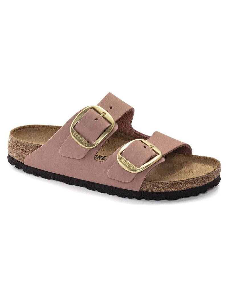 BIRKENSTOCK ARIZONA BIG BUCKLE OLD ROSE NUBUCK