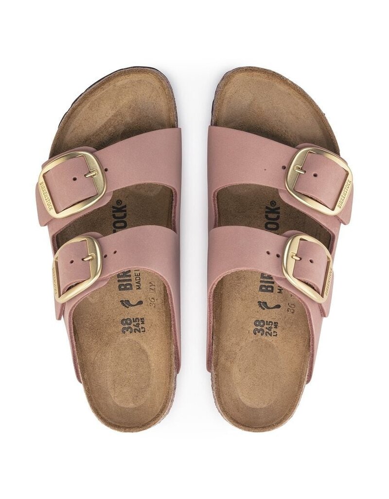 BIRKENSTOCK ARIZONA BIG BUCKLE OLD ROSE NUBUCK