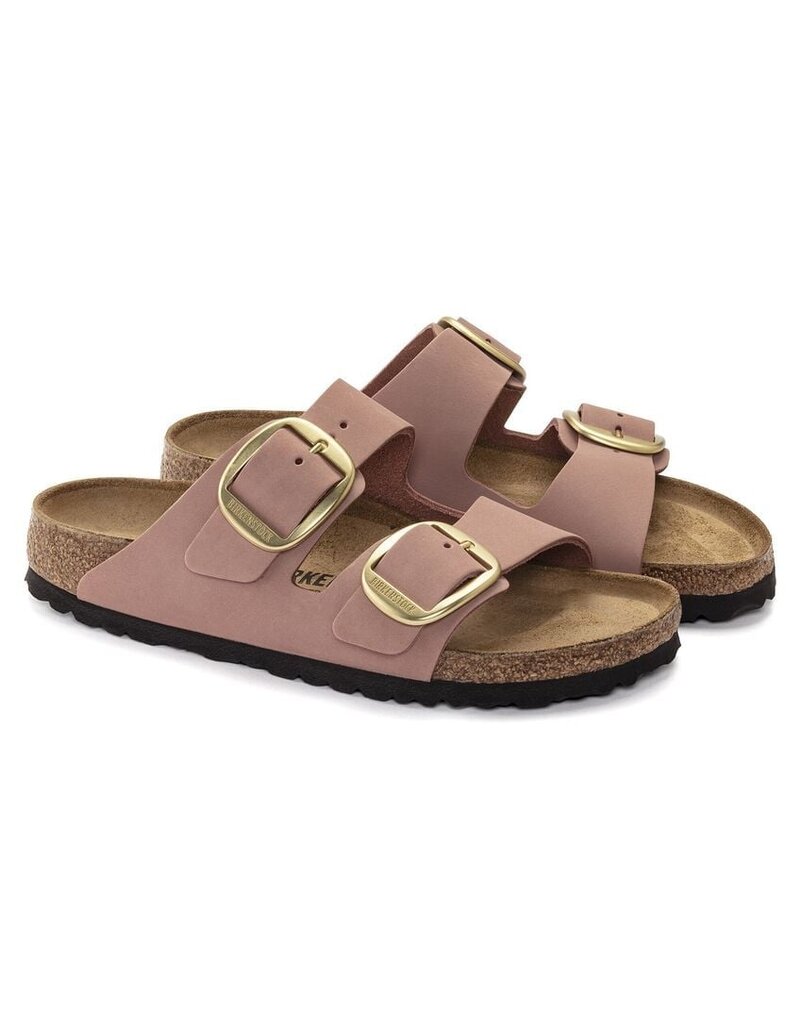 BIRKENSTOCK ARIZONA BIG BUCKLE OLD ROSE NUBUCK
