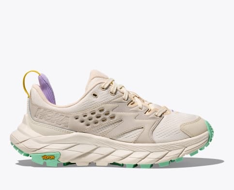 HOKA ONE ONE WOMEN'S ANACAPA BREEZE LOW-ALABASTER/MINT FLUORITE