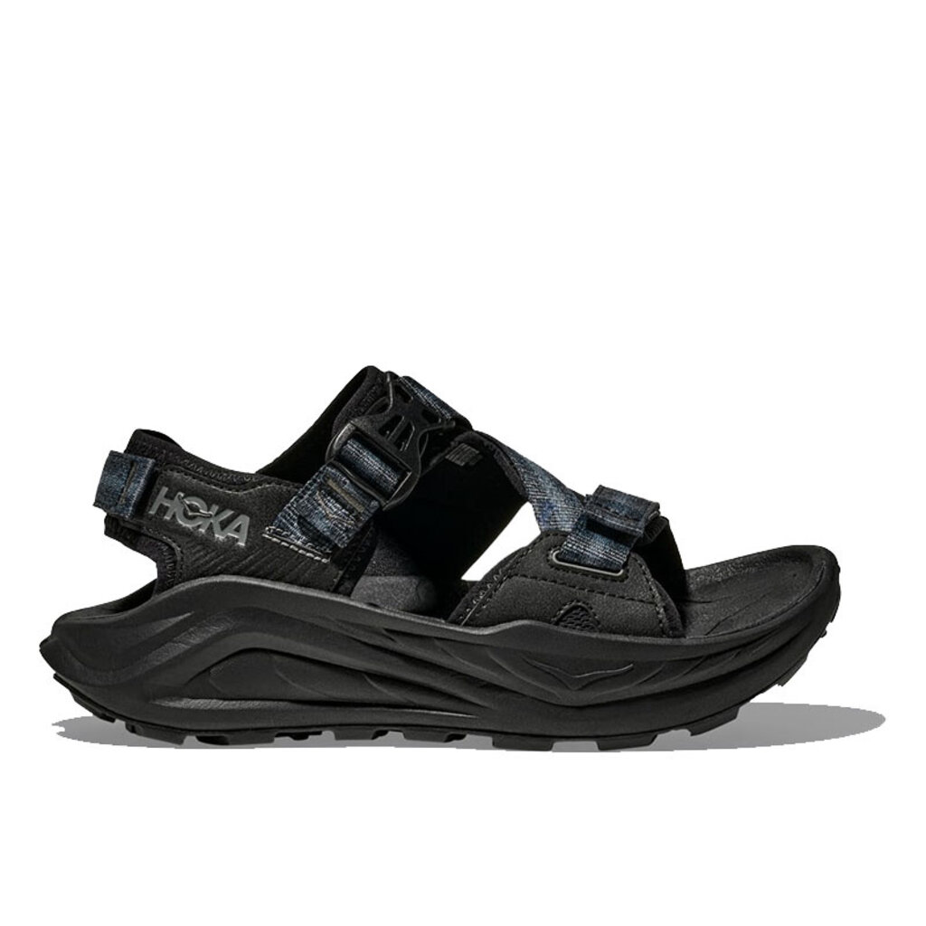 HOKA ONE ONE MEN'S INFINI HIKE TC SANDAL-BLACK/BLACK