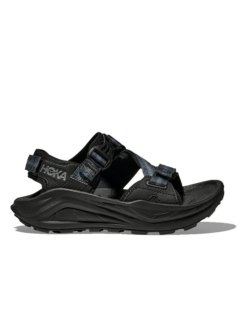 HOKA ONE ONE MEN'S INFINI HIKE TC SANDAL-BLACK/BLACK