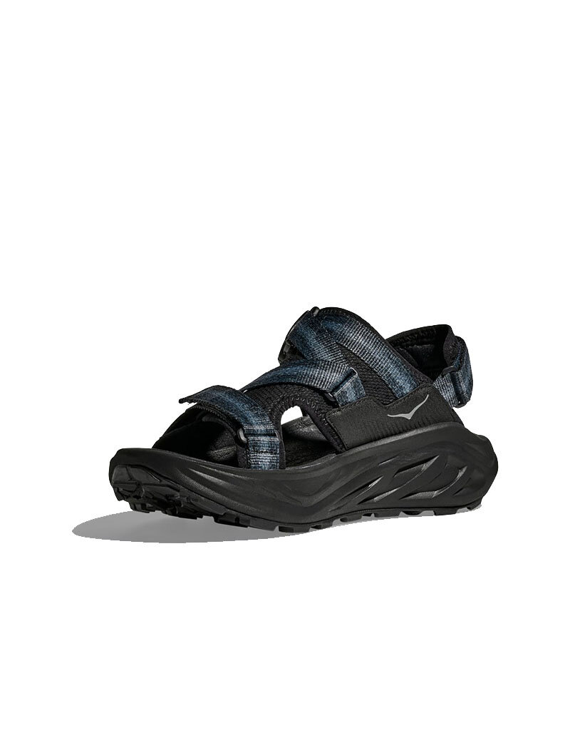 HOKA ONE ONE MEN'S INFINI HIKE TC SANDAL-BLACK/BLACK