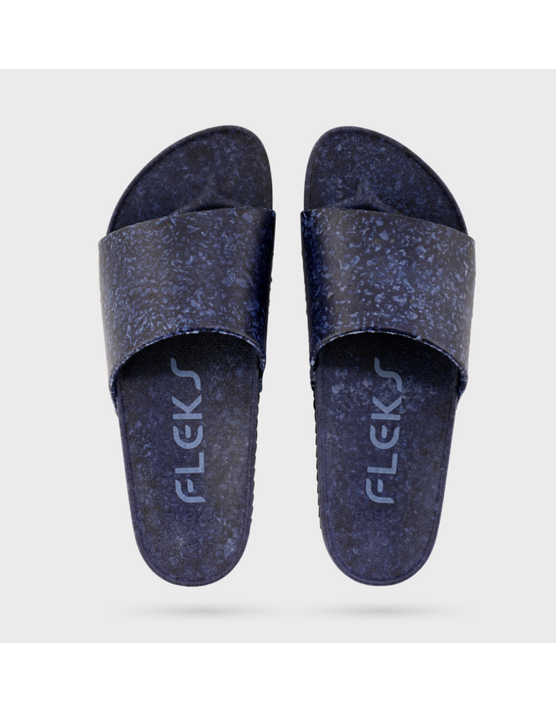 FLEKS EAST BEACH SLIDE-DEEP BLUE SEA