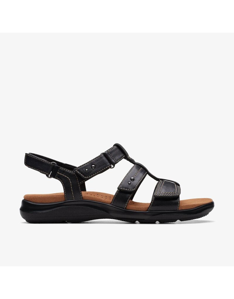 CLARKS WOMEN'S KITLY STEP-BLACK/BLACK