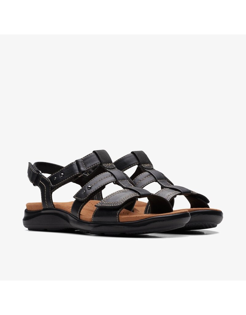 CLARKS WOMEN'S KITLY STEP-BLACK/BLACK