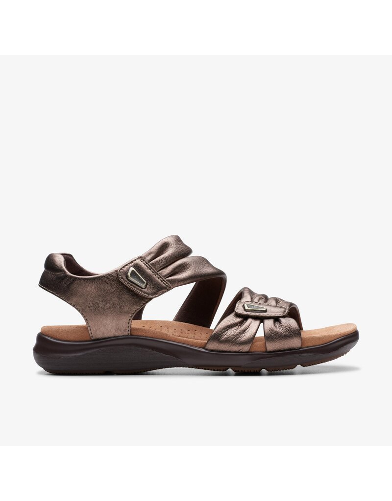 CLARKS WOMEN'S KITLY AVE LEATHER-BRONZE
