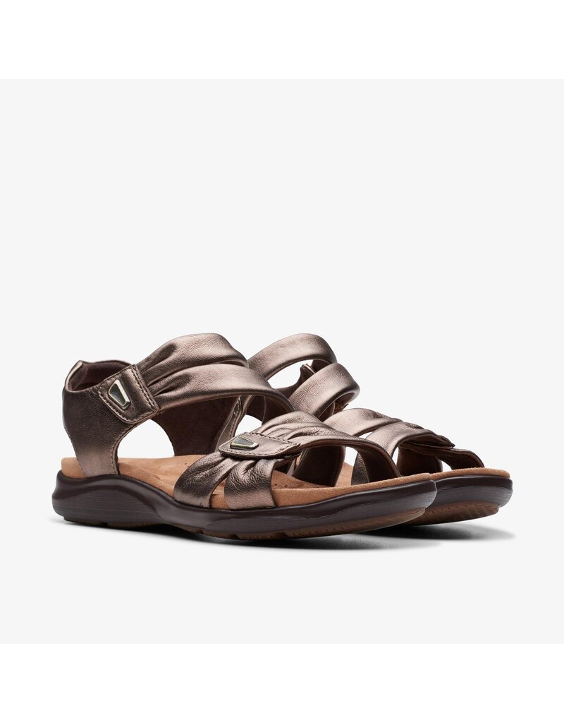 CLARKS WOMEN'S KITLY AVE LEATHER-BRONZE
