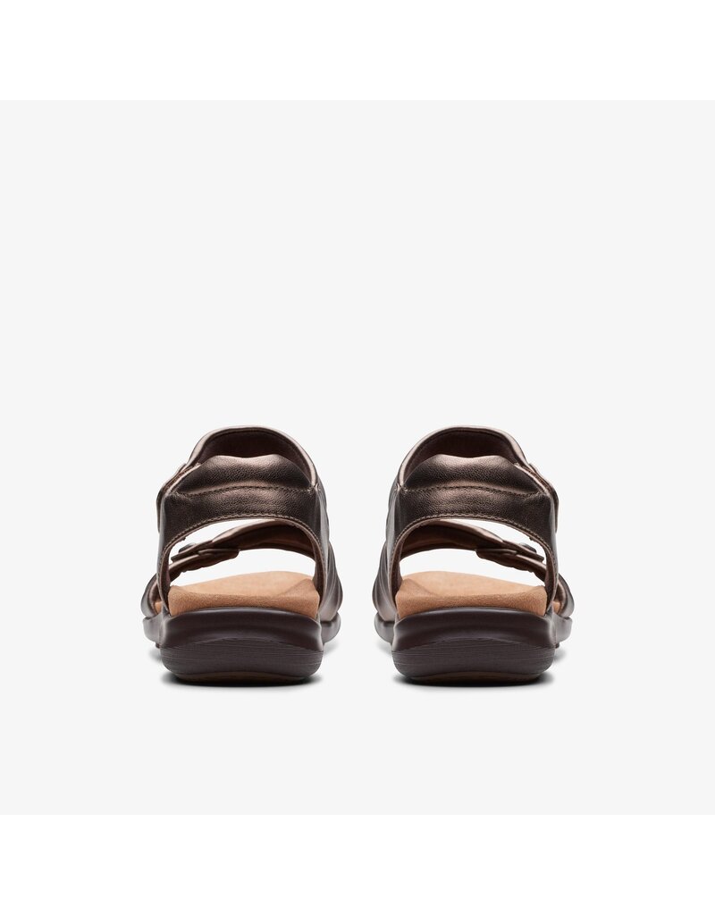 CLARKS WOMEN'S KITLY AVE LEATHER-BRONZE
