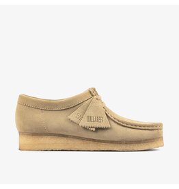 CLARKS WOMEN'S WALLABEE-MAPLE SUEDE