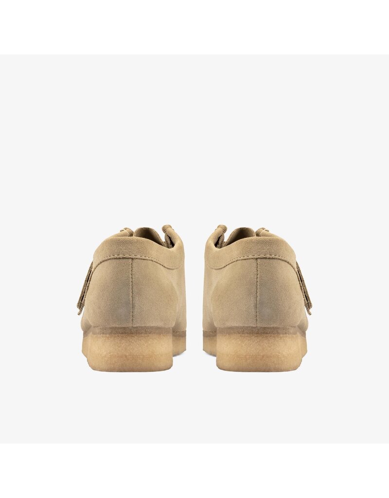 CLARKS WOMEN'S WALLABEE-MAPLE SUEDE