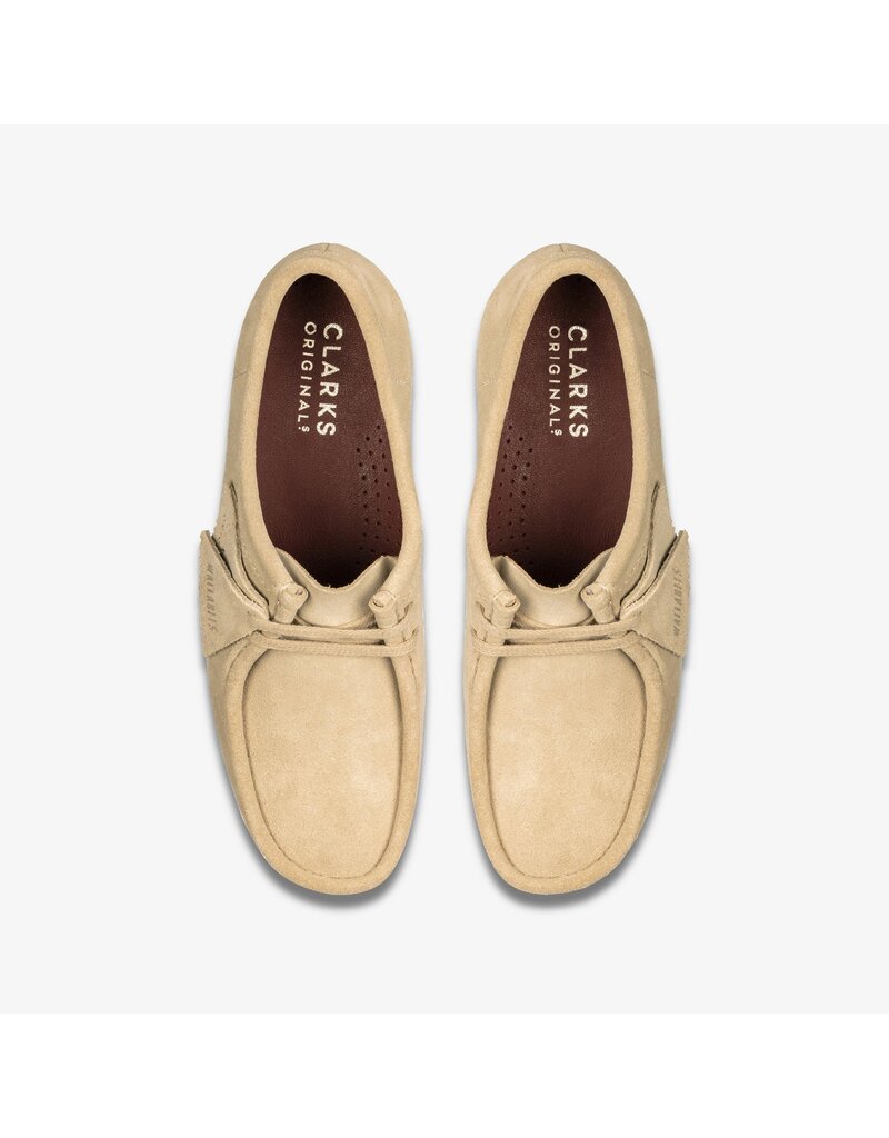 CLARKS WOMEN'S WALLABEE-MAPLE SUEDE