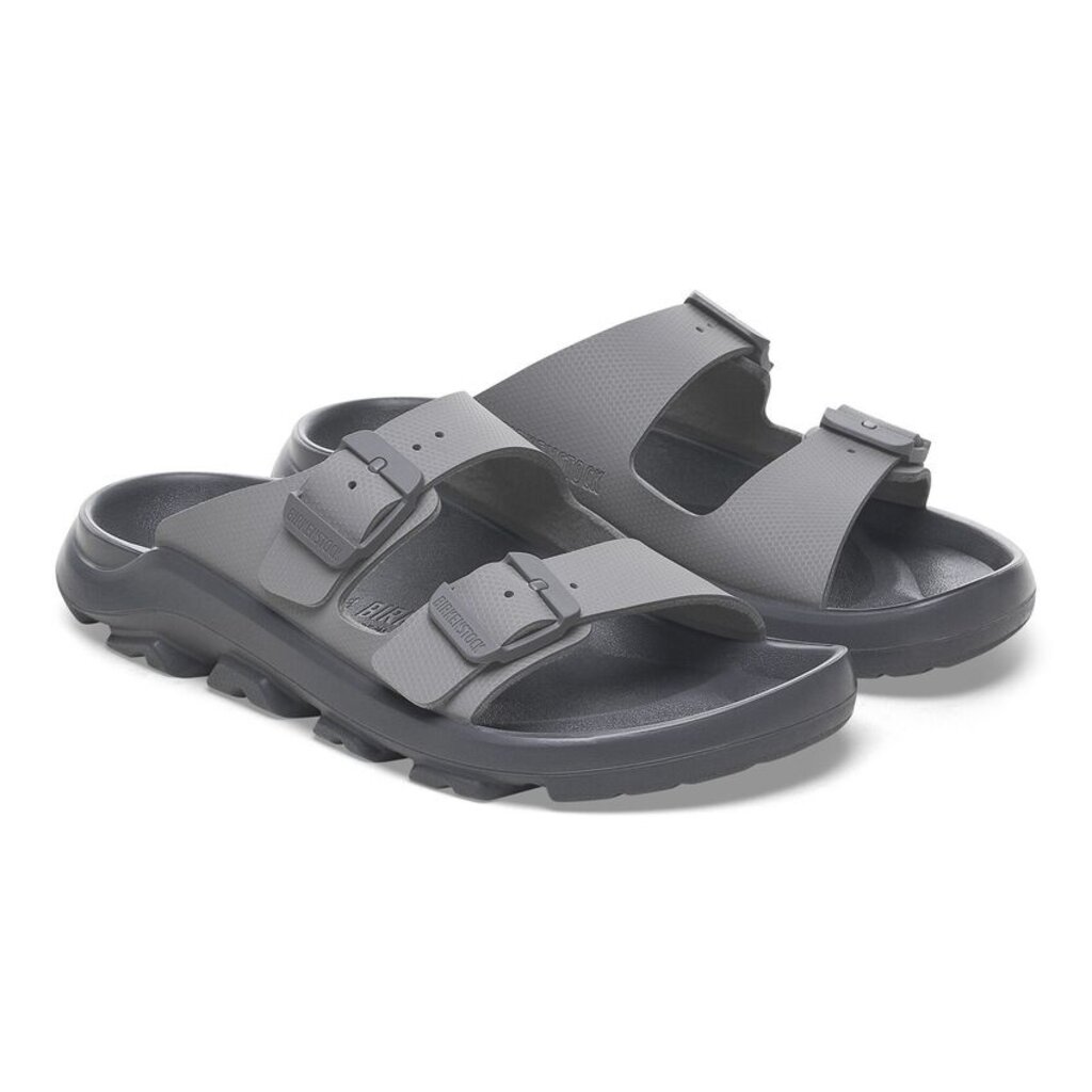BIRKENSTOCK MOGAMI TERRA SLIDE APEX BIRKO FLOR-WHALE GRAY | BEND SHOE CO