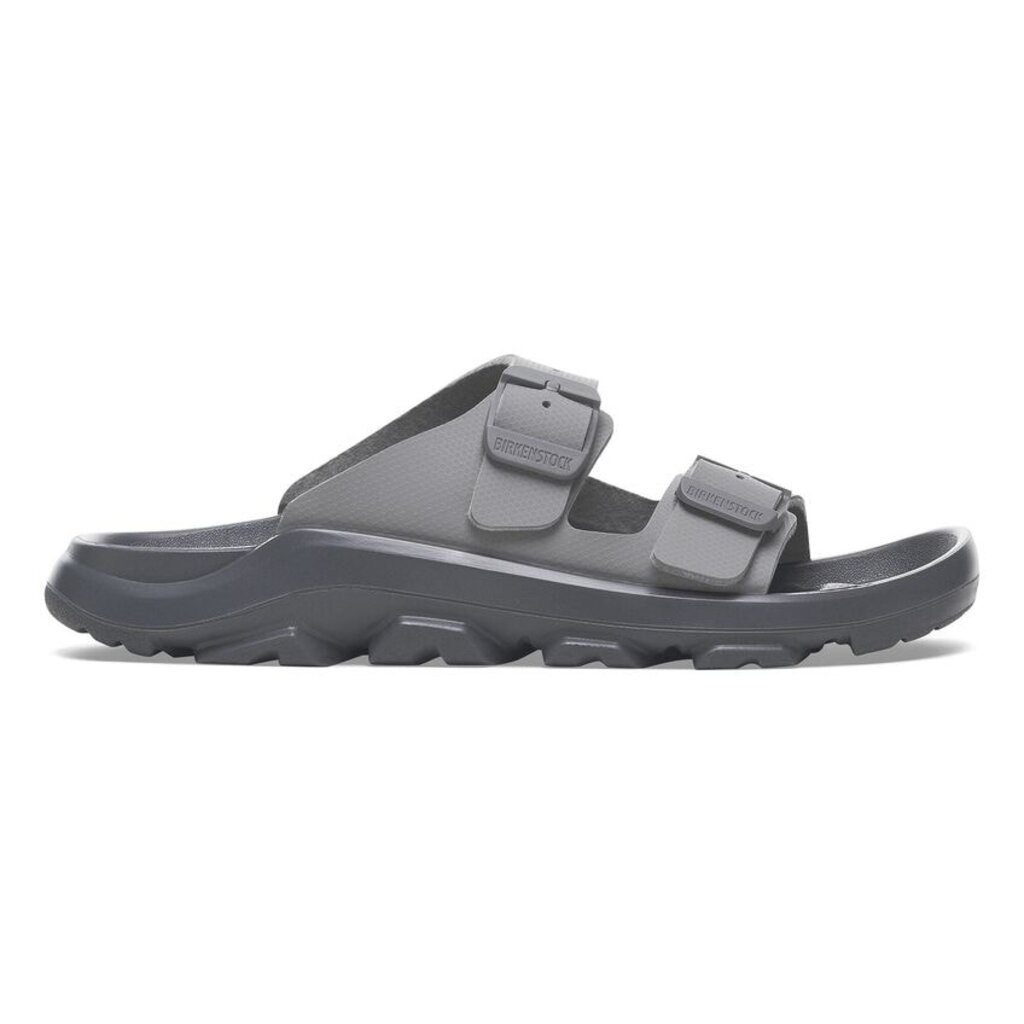 BIRKENSTOCK MOGAMI TERRA SLIDE APEX BIRKO FLOR-WHALE GRAY | BEND SHOE CO