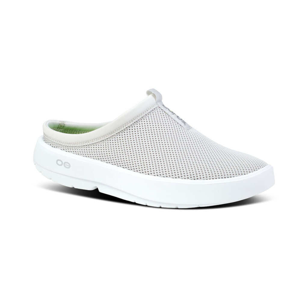 OOFOS WOMEN'S OOCOOZIE SPORT MULE-WHITE/GRAY