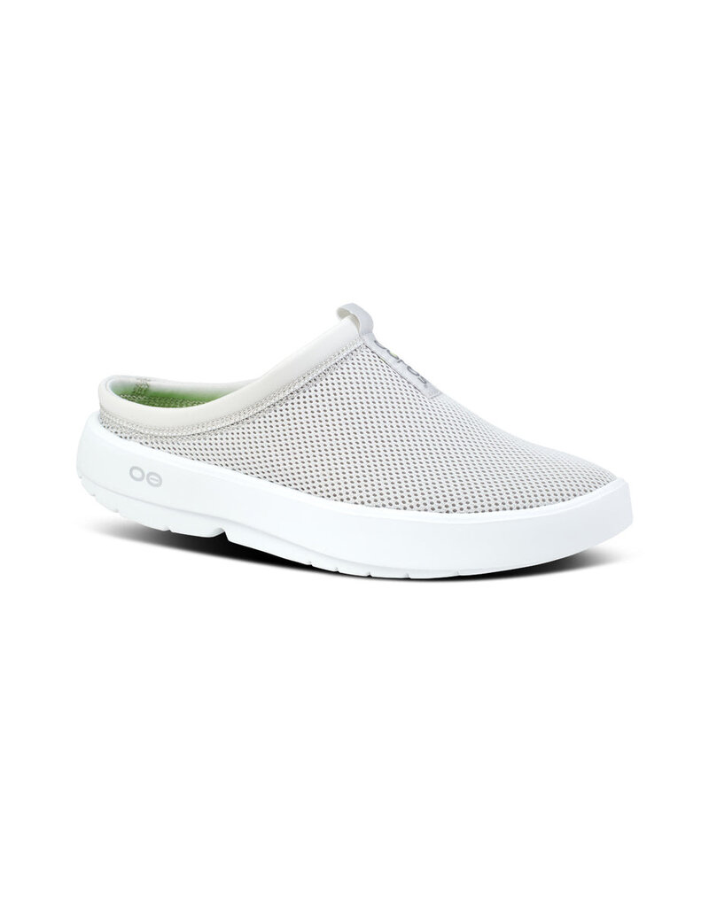 OOFOS WOMEN'S OOCOOZIE SPORT MULE-WHITE/GRAY