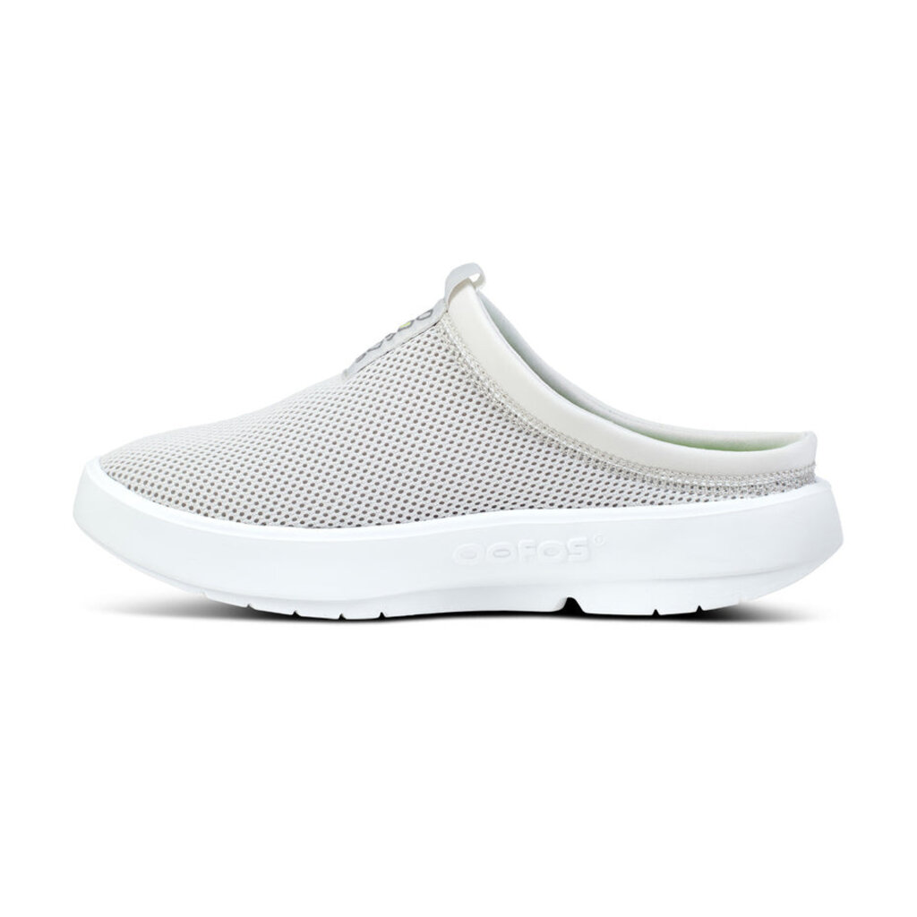 OOFOS WOMEN'S OOCOOZIE SPORT MULE-WHITE/GRAY