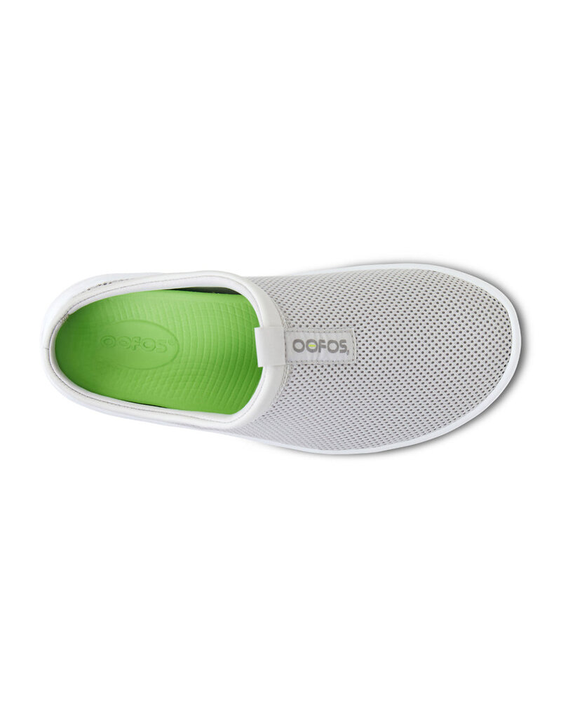 OOFOS WOMEN'S OOCOOZIE SPORT MULE-WHITE/GRAY
